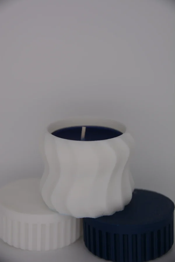 TWIST portacandele bianco Twist bianco