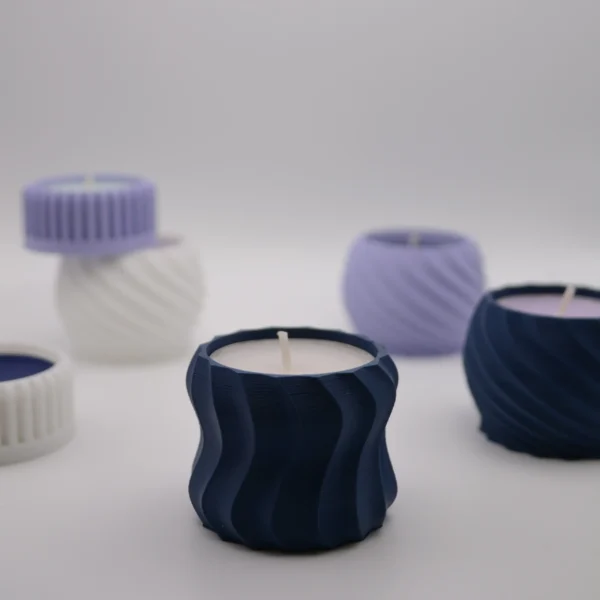 TWIST portacandele blu TWIST - Portacandele